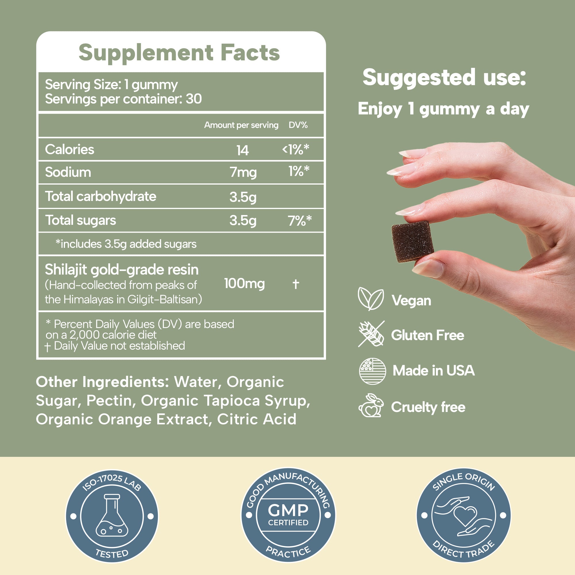 Himalayan Shilajit Gummies 30 Count