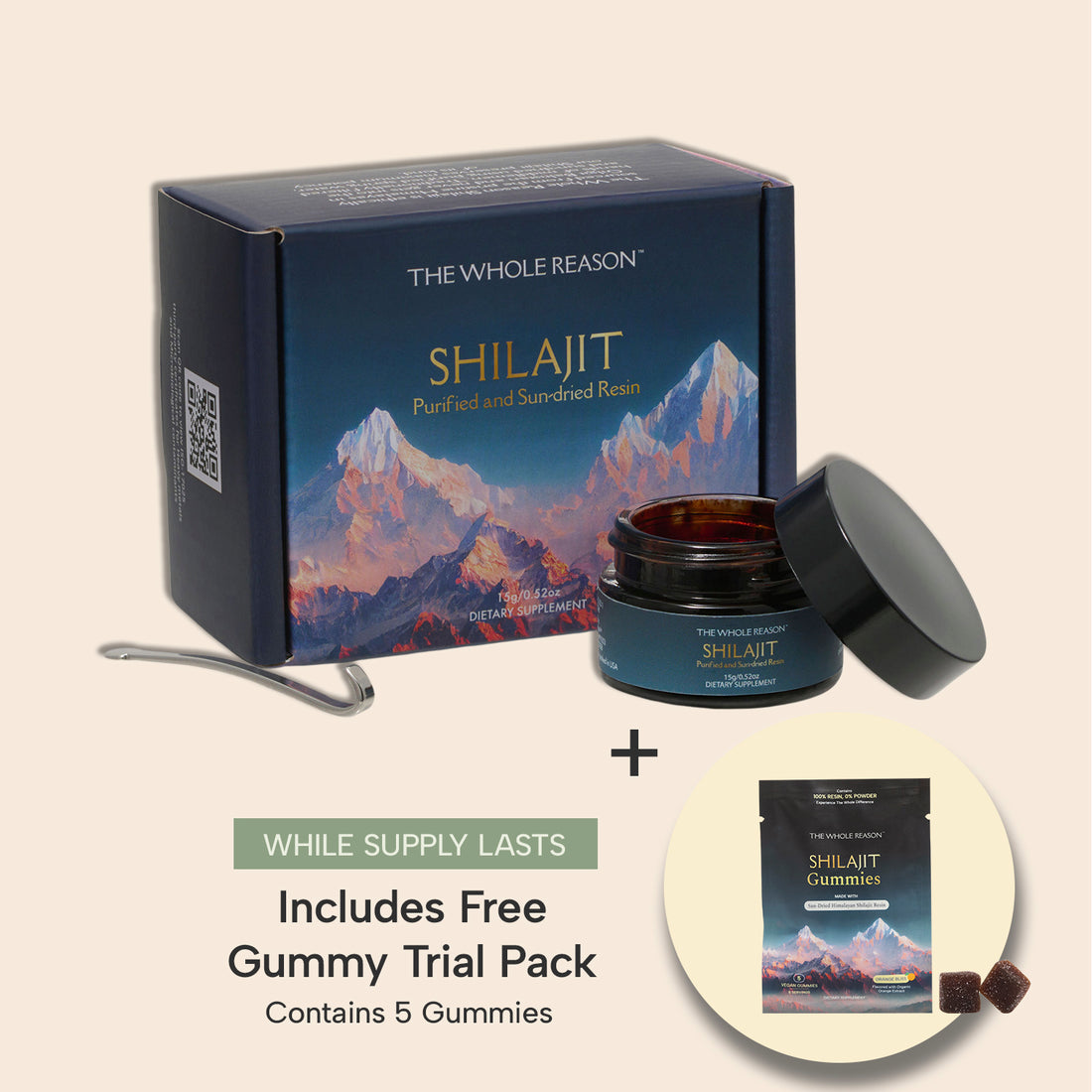 Purified and Sun-dried Himalayan Shilajit Resin 15g