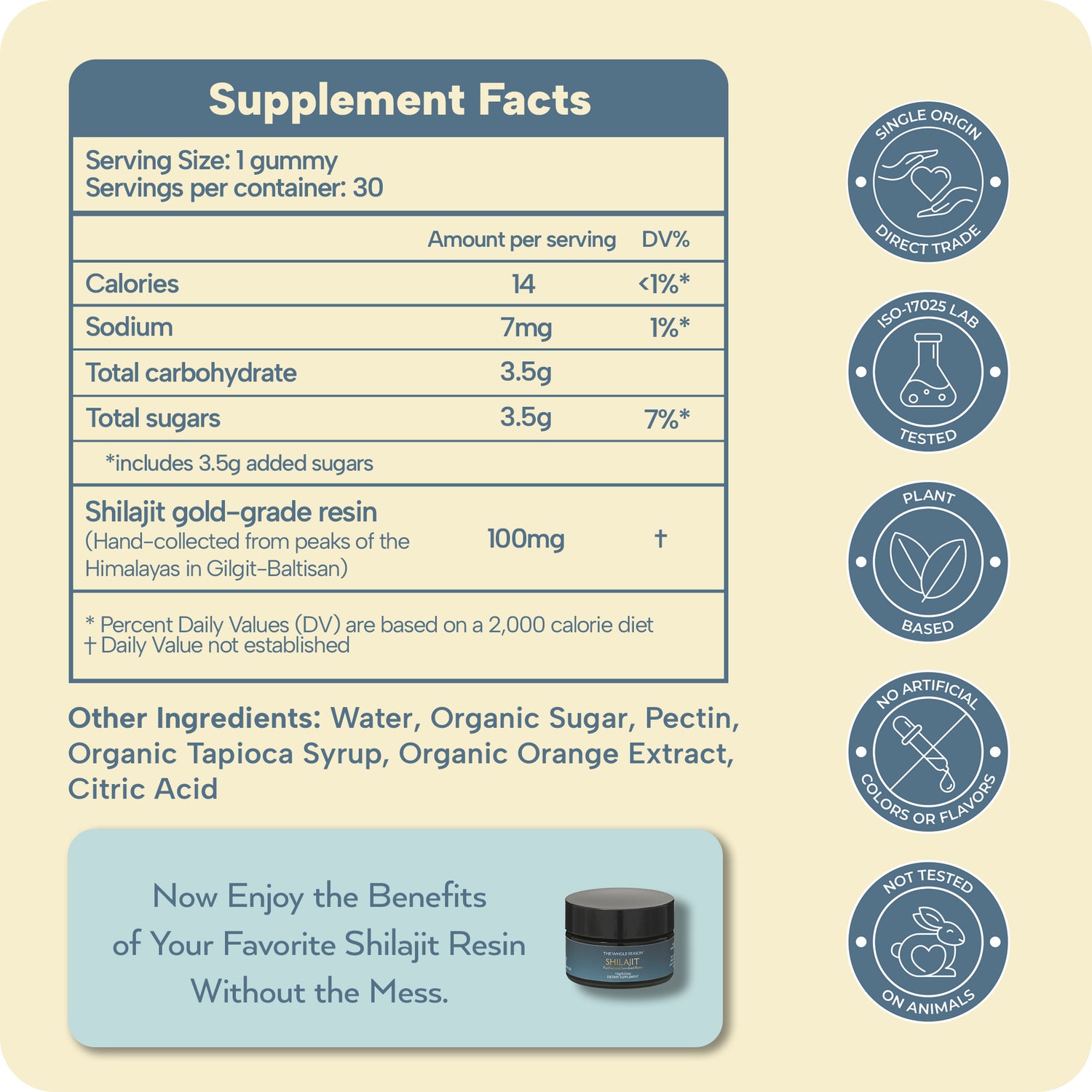 Himalayan Shilajit Gummies 30 Count