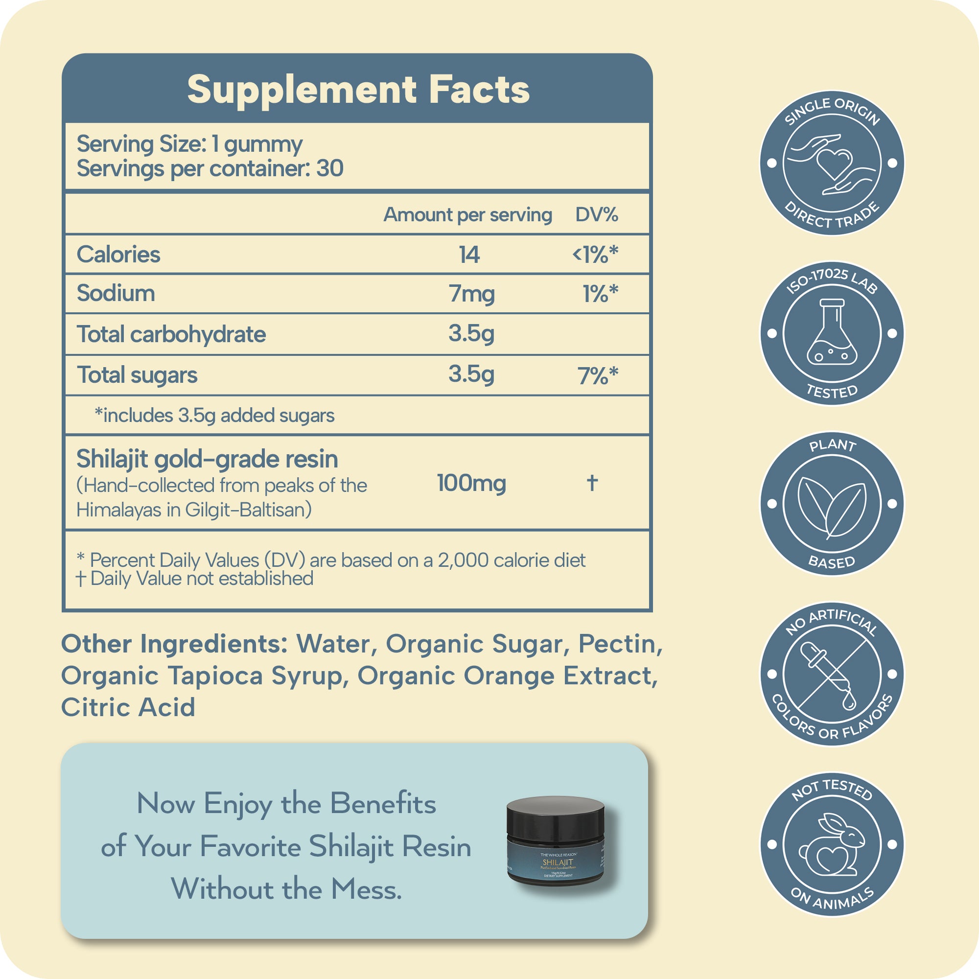 Himalayan Shilajit Gummies 30 Count