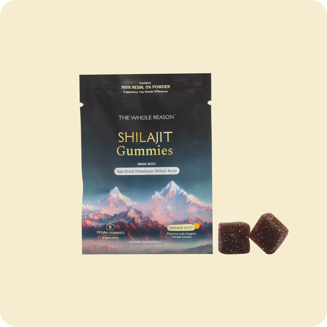 Himalayan Shilajit Gummies Trial Pack, 5 Count (Free Gift)